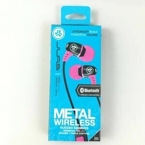 JLAB Audio Bluetooth Wireless Earbuds Universal Mic with Volume Track Control